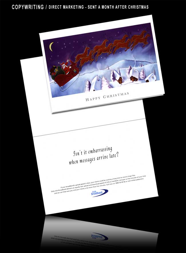 Copywriting - Direct Marketing Postcard