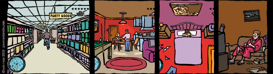 Space Avalanche Comic - Video Game