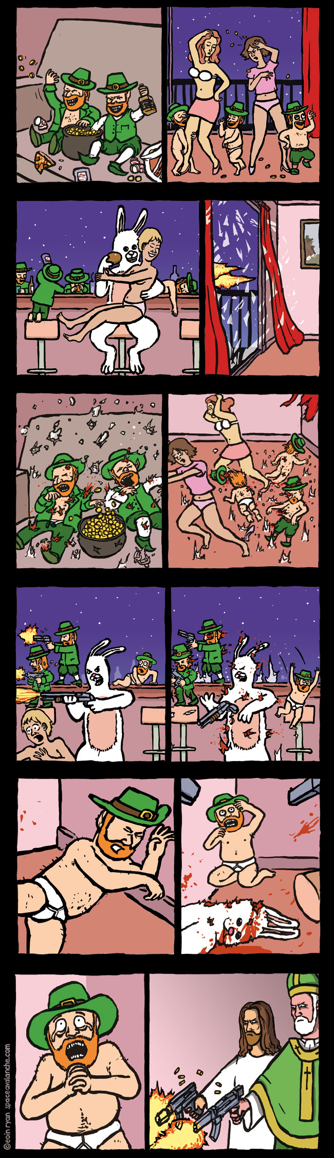 Space Avalanche Comics - Paddy's Day