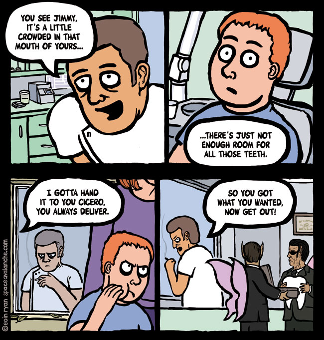 Space Avalanche Comics - Dentist
