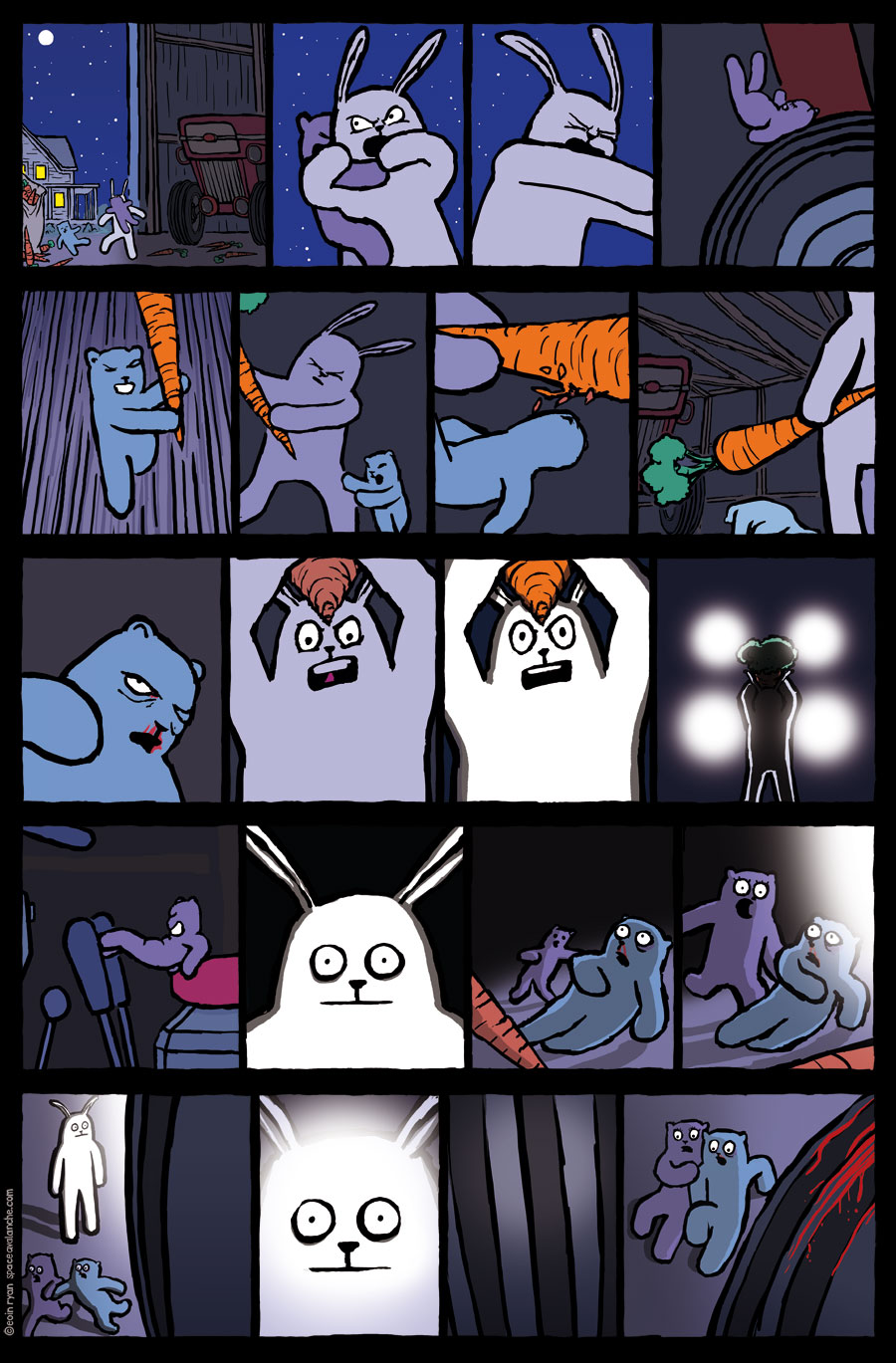 space avalanche strip - carrot farm
